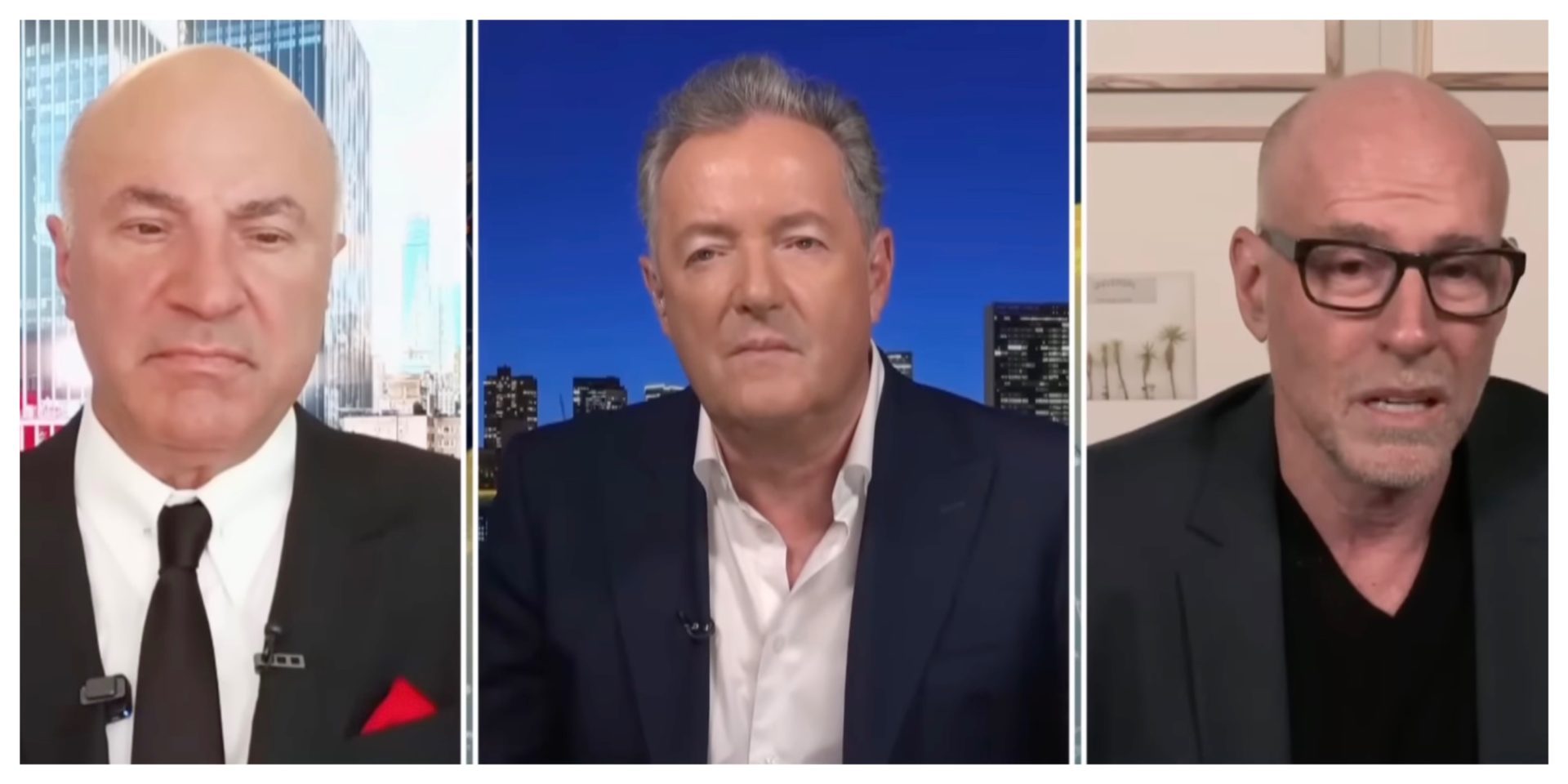 Kevin O'Leary, Piers Morgan, Scott Galloway on Nov 2025